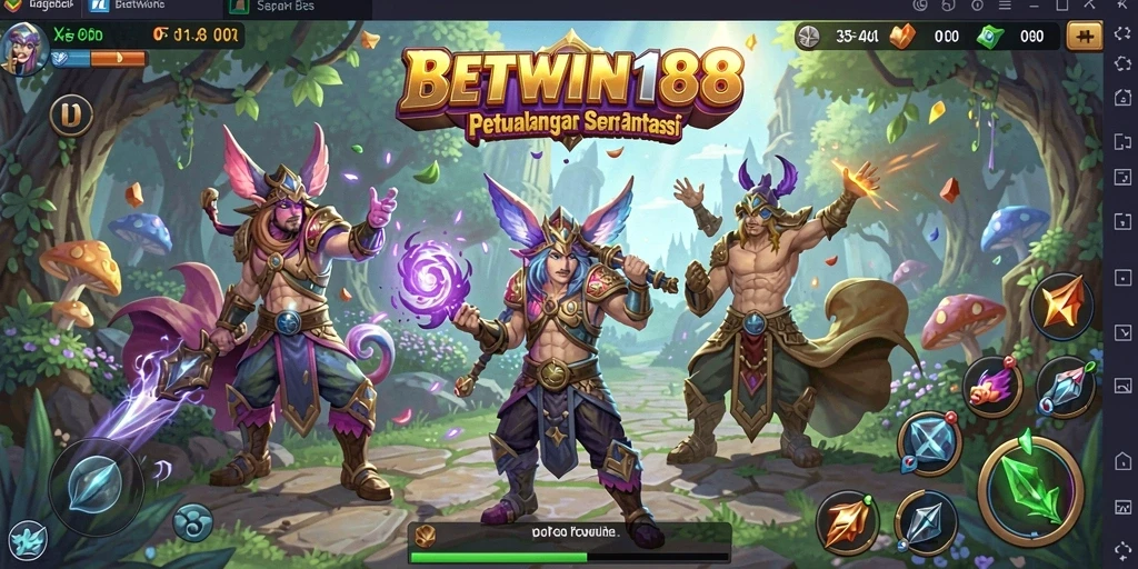 Tangkapan layar dari BETWIN188 menunjukkan aksi seru dalam petualangan yang mendebarkan.