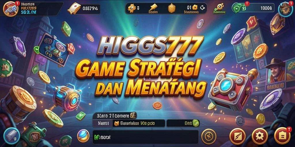 Screenshot gameplay dengan aksi strategi seru dari HIGGS777.